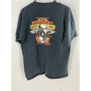 HOG Harley Owners Group, Kentucky Paducah 2001 Rally State T Shirt Size Large